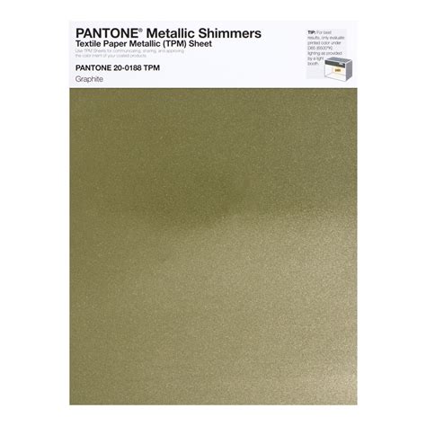 BUY Pantone Metallic Shimmer 20-0188 Graphite