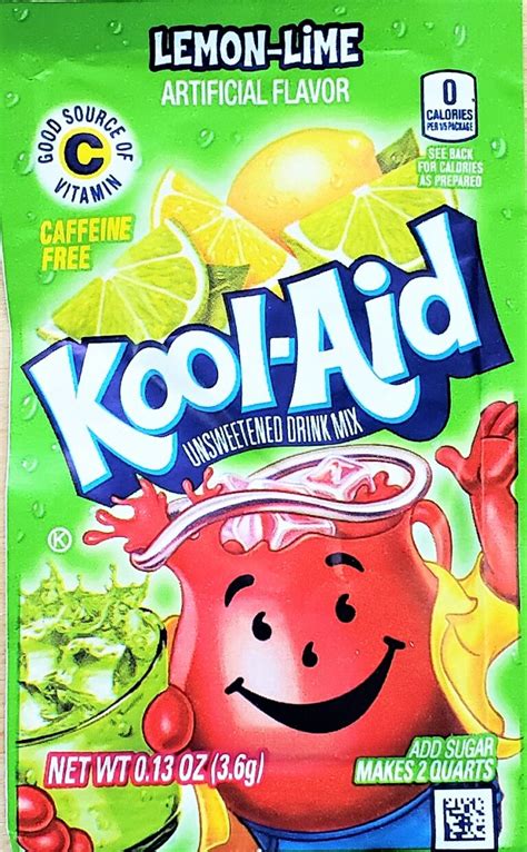 Kool-Aid Unsweetened Drink Mix Lemon-Lime – Crowsnest Candy Company