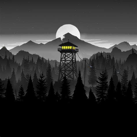 🔥 [30+] Black And White Fire Watch Tower Wallpapers | WallpaperSafari