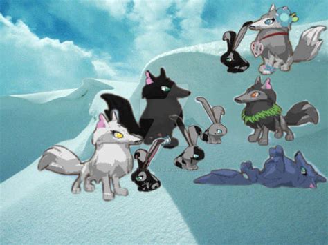 Arctic Wolf Pack by Featherwolf25 on DeviantArt