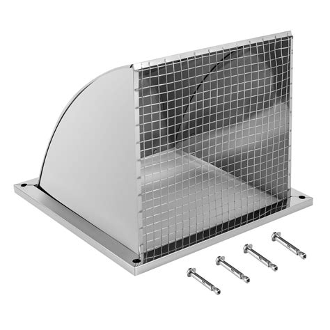 Buy 8 Inch Wall Vent Cover 304 Stainless Steel Dryer Vent Cover, Square Duct Vent 12” x 12 ...