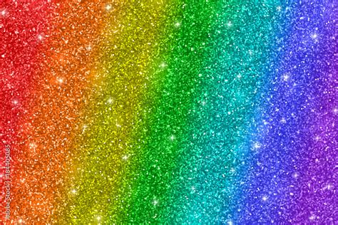 Rainbow glitter background Stock Vector | Adobe Stock