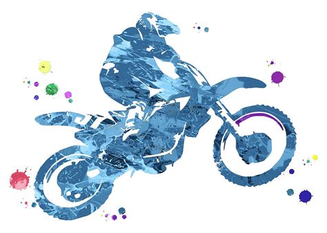 Dirt Bike Rider Digital Art by Gambrel Temple - Fine Art America