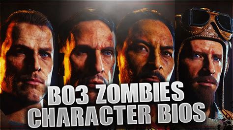 Black Ops 3 Zombies Character Bio Breakdown! BO3 Bios VS. WAW Bios! (BO3 Zombies Character ...