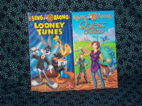 7 Vhs Lot Disney Dreamworks Warner Bros Sing Along Songs Cinderella ...