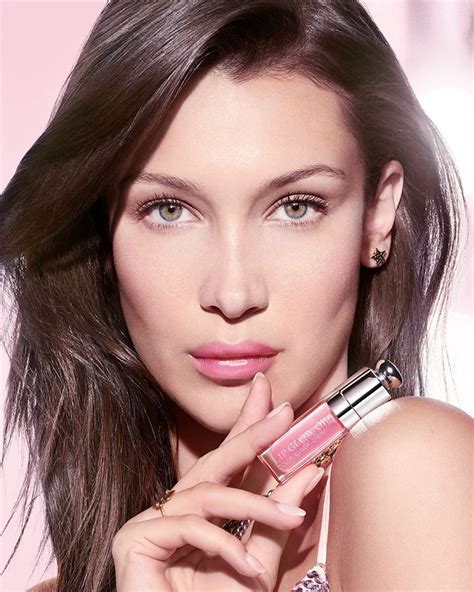 Bella Hadid Dior Lip Glow 2020 Campaign