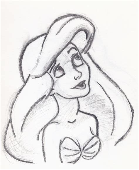 Ariel Sketch 4 by emurox on DeviantArt