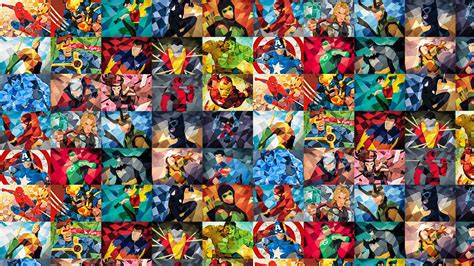 Superhero Collage Wallpapers - Top Free Superhero Collage Backgrounds ...