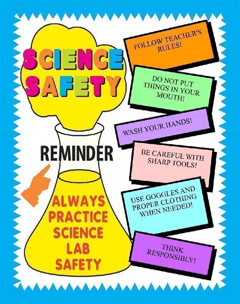 Free Safety Poster For Science Lab, Download Free Safety Poster For ...