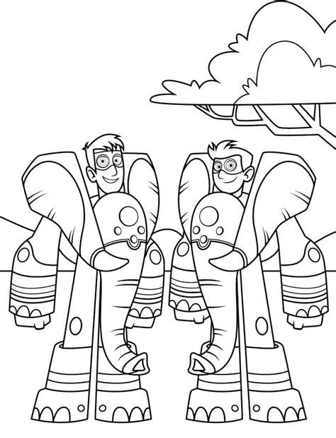 Awesome Wild Kratts coloring page - Download, Print or Color Online for ...