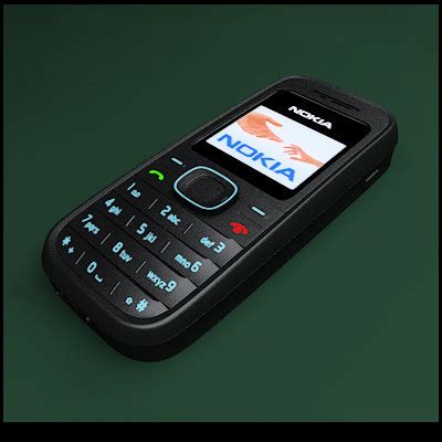 nokia 1208 3d model