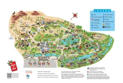 Zoo Map - Phoenix Zoo