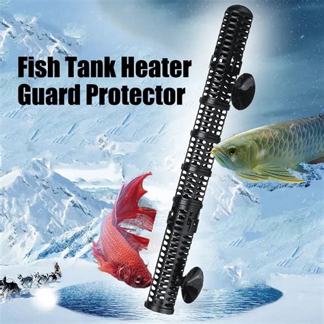 Aquarium Fish Tank Heater Guard Protector cover Suckers Adjustable ...