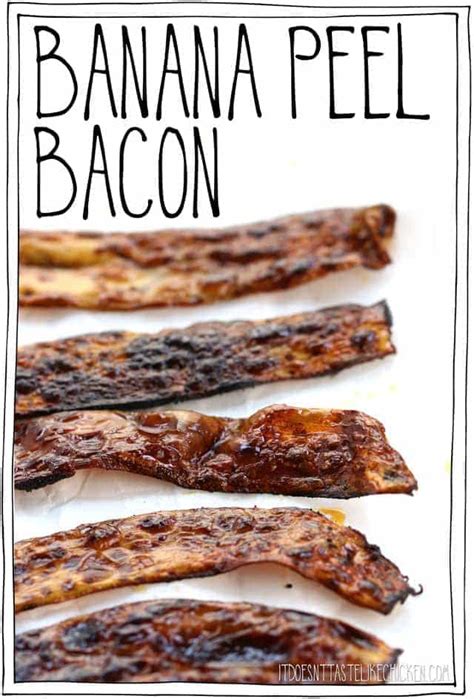 Banana Peel Bacon | Recipe | Vegan bacon recipe, Bacon recipes, Vegan pulled pork