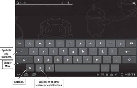 The Standard Keyboard Layout - Android Tablets Made Simple [Book]