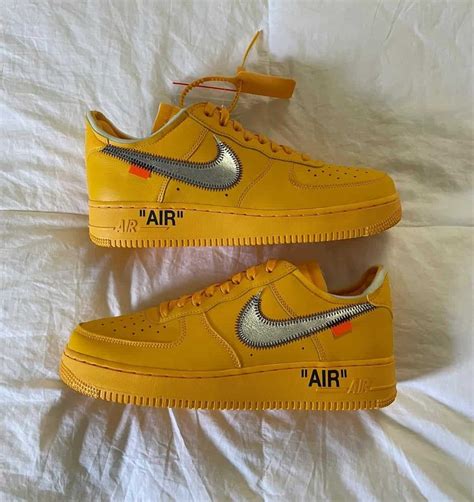 How To Spot Fake Off-White Air Force 1 Yellow (2024)