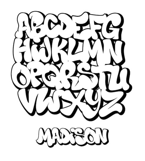 Cool Bubble Graffiti Fonts