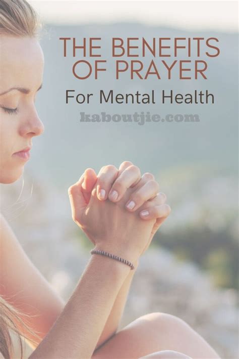 The Benefits Of Prayer For Mental Health