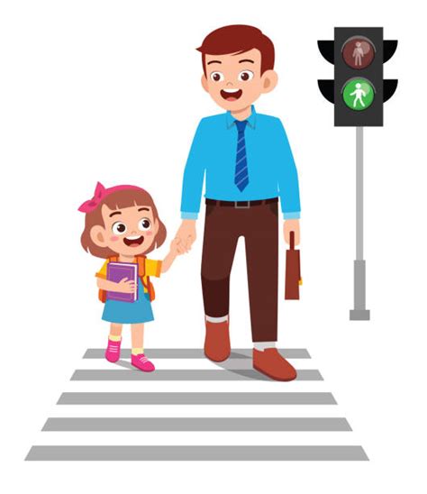 Crossing The Road Clipart