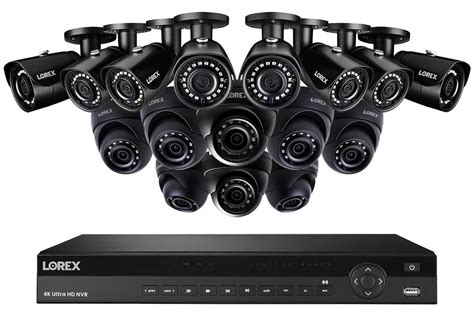 Lorex HDIP1688DW 2K IP Security Camera System with 16 Color Night Vision Cameras and 16-Channel ...