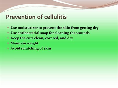 PPT - Cellulitis: Symptoms, Causes, Diagnosis, Treatment, Prevention and Complications ...