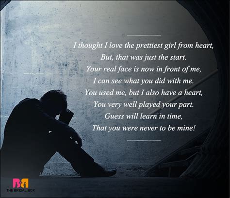 Sad Love Poems For Him & Her: 39 Love Poems To Express Dejection