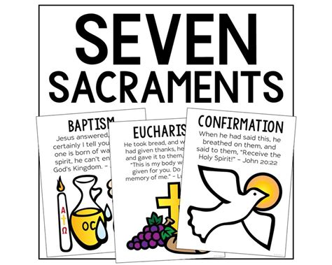 Free Clipart Seven Sacraments Coloring