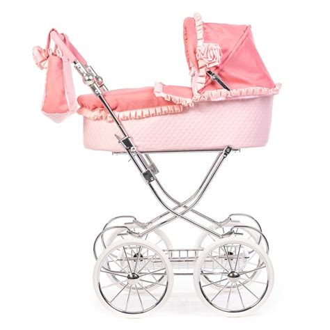 Roma Annie Classic Dolls Pram- Pink – Katie's Playpen