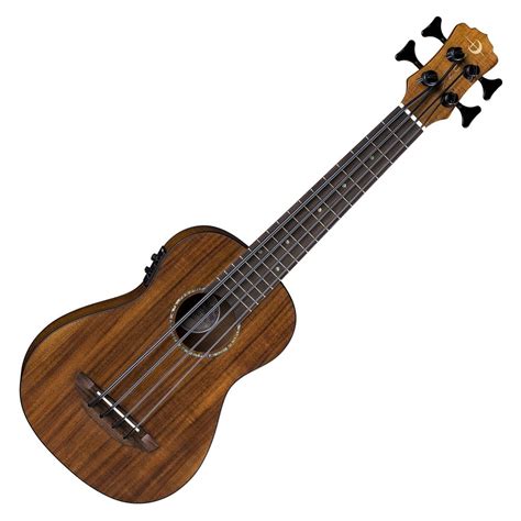 Luna Bari-Bass Ukulele, With Preamp, Koa Wood at Gear4music.com