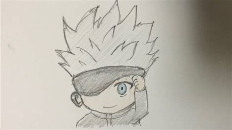 How To Draw Satoru Gojo | Step By Step | Jujutsu Kaisen - YouTube