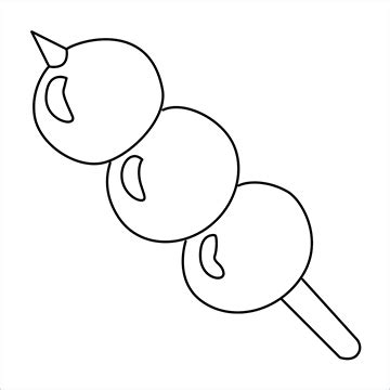 How To Draw Dango Step by Step - [6 Easy Phase] - [Emoji]