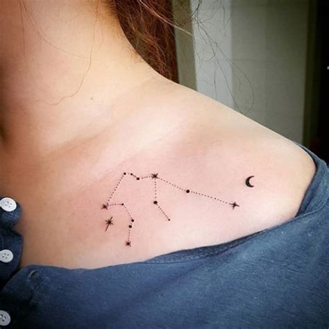 45 Awesome Aquarius Constellation Tattoo Designs With Meaning