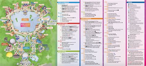 Disneyland Amusement Park Map