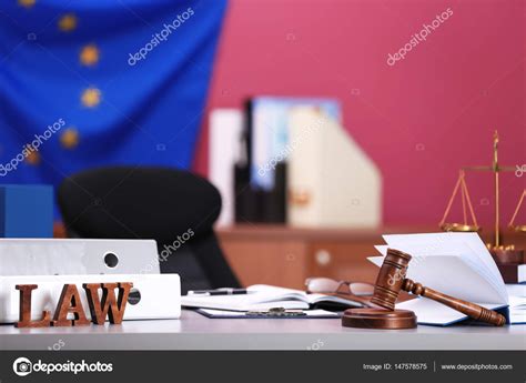 Judge gavel with scales ⬇ Stock Photo, Image by © belchonock #147578575