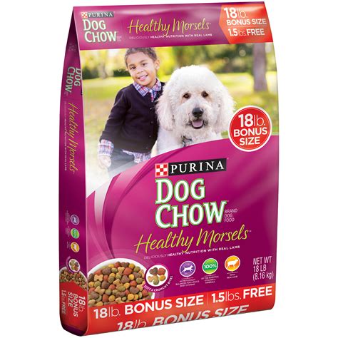 Purina Dog Chow Healthy Morsels Dog Food Bonus Size 18 lb. Bag | Shop ...