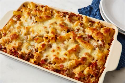 Easy Baked Ziti Recipe With Ground Beef - Diary