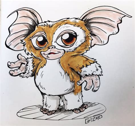 Gremlins Gizmo Drawing