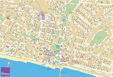 Brighton Seafront Map