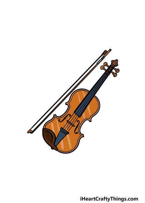 How To Draw The Violin - Approvaldeath13