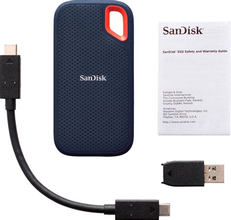 Best Buy: SanDisk Extreme 1TB External USB 3.1 Gen 2 Type-A/Type-C ...