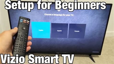 Vizio Smart TV: How to Setup for Beginners (step by step) - YouTube | Vizio smart tv, Smart tv ...