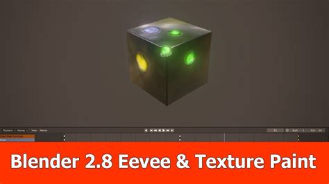 Blender 2.8 Eevee & Texture Paint - YouTube