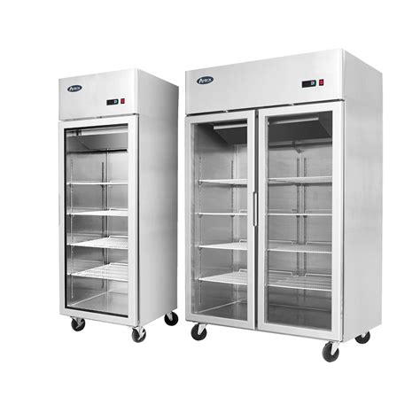 ATOSA MCF Series - Glass Door Upright Commercial Fridges - D850mm