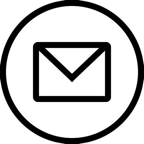 Email Icon Png Black #143835 - Free Icons Library