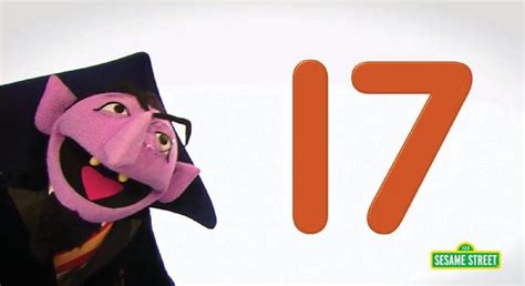 Sesame Street Number 17 Of The Day