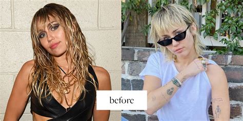 Miley Cyrus Reveals "Pixie Mullet" Haircut | ELLE Canada Magazine | Beauty, Fashion and ...