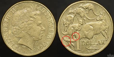 2008 Double Tail Roo Variety Dollar - The Australian Coin Collecting Blog