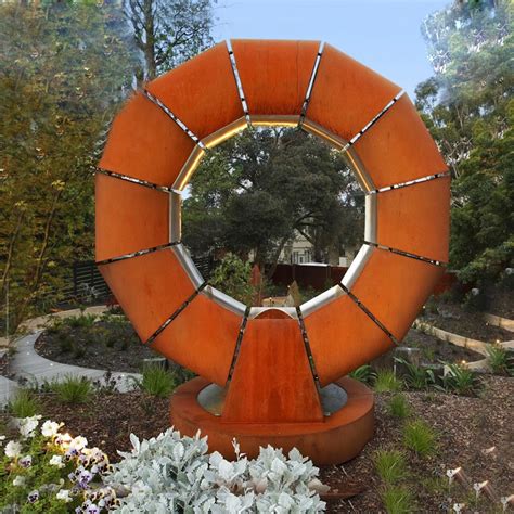 Corten Steel Garden Art Metal Sculpture