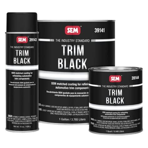 SEM® - Trim Black™ Aerosol Acrylic Trim Paint