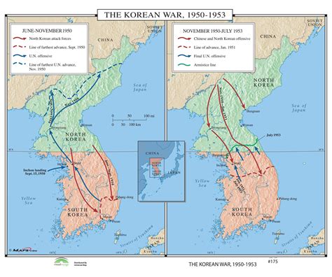 Map Korean War - Share Map